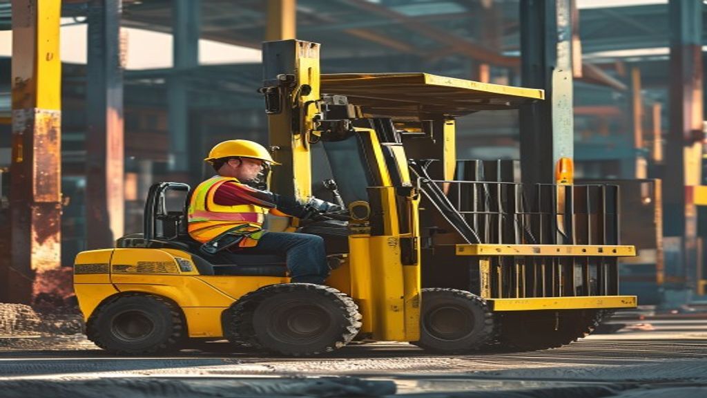 Forklift kuat untuk disewa di Lampung, ideal untuk proyek konstruksi dan pergudangan.