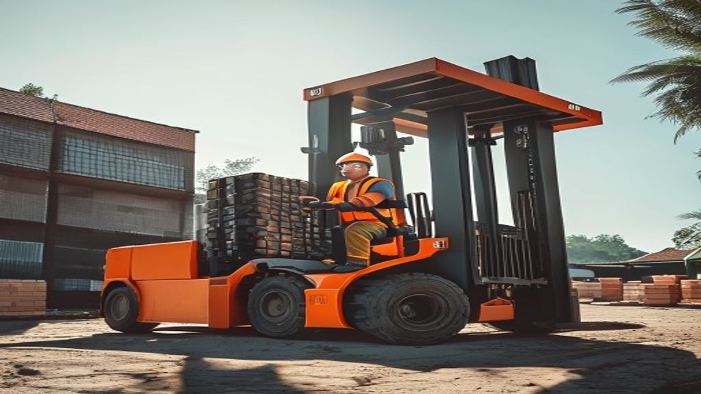 Forklift modern disewa di Lampung untuk proyek konstruksi, efisiensi tinggi dan layanan cepat