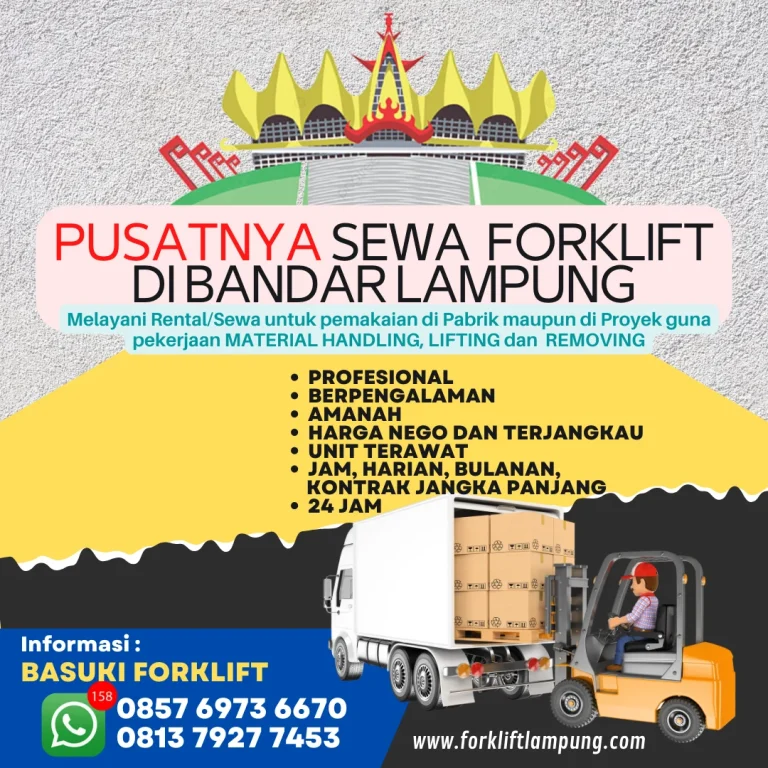 rental forklift bandar lampung