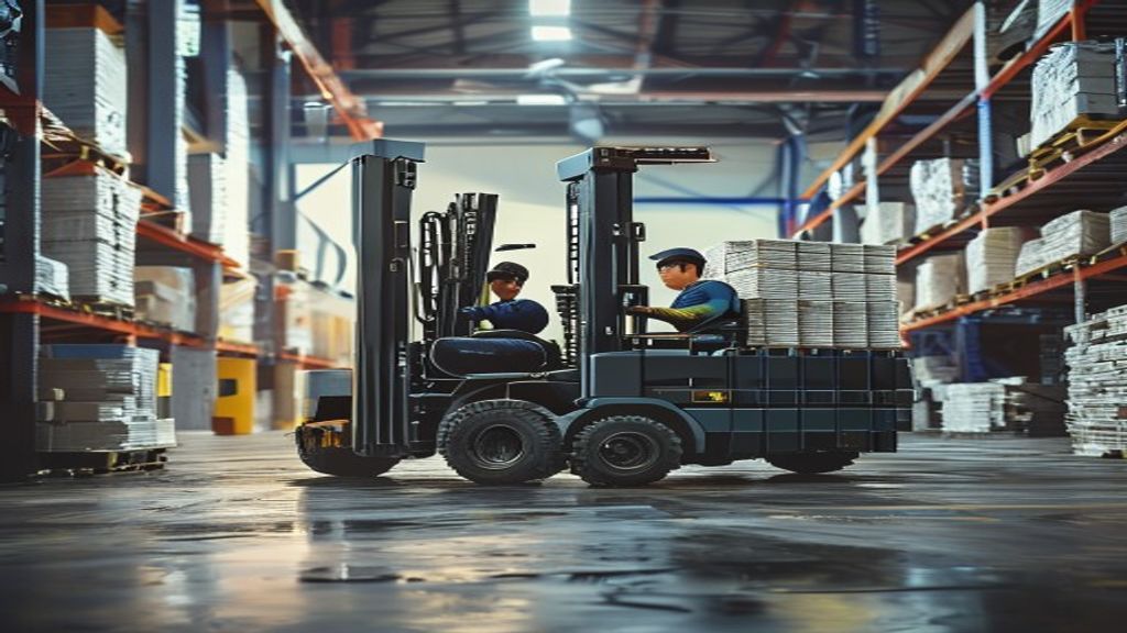 Forklift rental service di Lampung dengan berbagai tipe untuk kebutuhan industri.