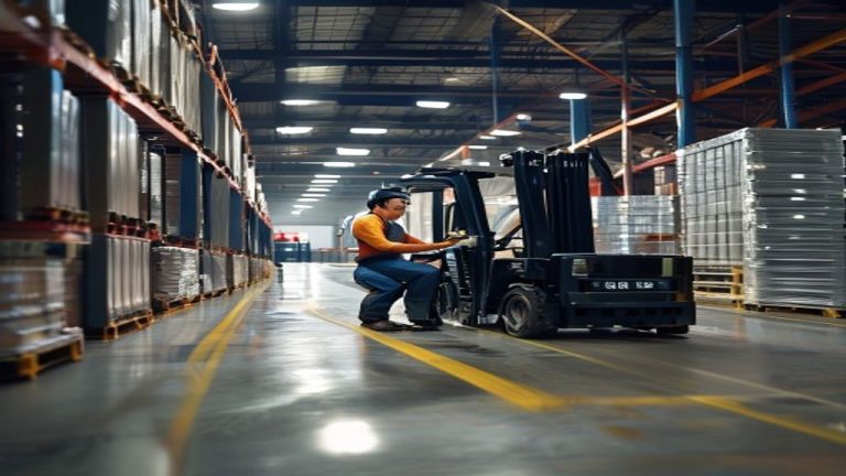 Studi Kasus: Efisiensi Gudang dengan Rental Forklift Lampung