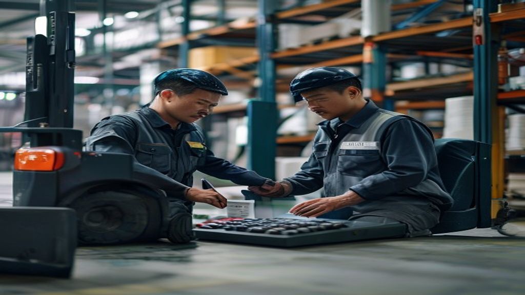 Sewa forklift di Bandar Lampung untuk proyek konstruksi dengan harga kompetitif dan layanan cepat