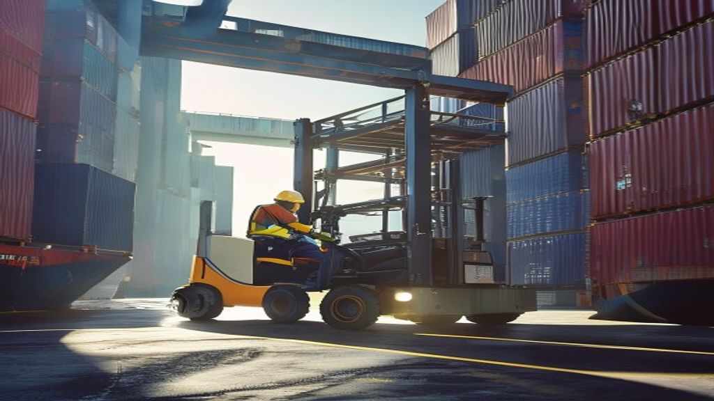 Sewa forklift di Bandar Lampung, solusi cepat untuk pengangkutan barang berat.