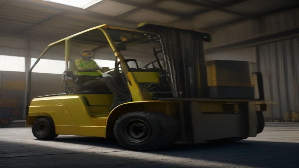 Forklift profesional layanan bongkar muat di pelabuhan Bandar Lampung, efisien dan terpercaya.