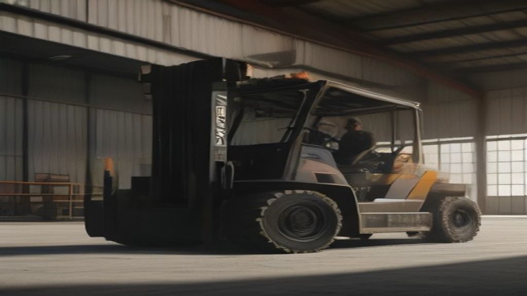 Forklift 5 ton untuk disewa di kawasan industri Lematang, ideal untuk angkut berat.