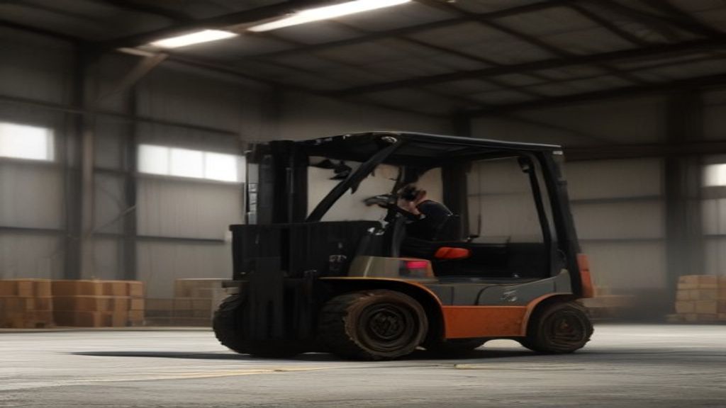 Forklift modern untuk sewa di Natar, Lampung Selatan, memudahkan proyek angkut barang berat.